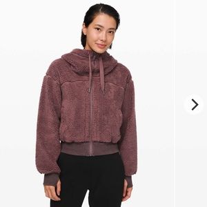 SOLD Lululemon sweet  and sherpa reversible jacket